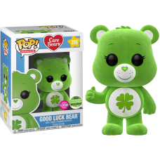 Care Bears - Flocked Good Luck Bear Pop! Vinyl Figure (2018 Spring Convention Exclusive)