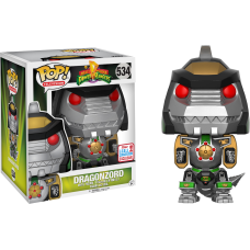 Mighty Morphin Power Rangers - Dragonzord 6 Inch Super Sized Pop! Vinyl Figure (2017 Fall Convention Exclusive)