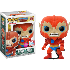 Masters of the Universe - Flocked Beast Man Pop! Vinyl Figure (2017 Fall Convention Exclusive)