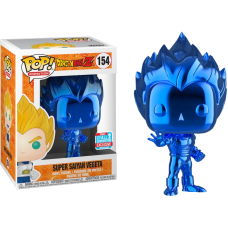 Dragon Ball Z - Super Saiyan Vegeta Blue Chrome Pop! Vinyl Figure (2018 Fall Convention Exclusive)