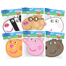 Peppa Pig - Peppa Pig and Friends Party Masks 6-Pack