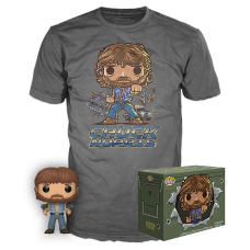 POP! Movies Collectors Box: Chuck Norris POP! & Tee - Gray (Exclusive)