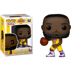 NBA Basketball - LeBron James L.A. Lakers Yellow Uniform Pop! Vinyl Figure