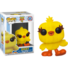 Toy Story 4 - Ducky Flocked Pop! Vinyl Figure