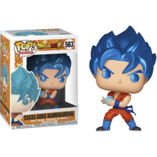 Dragon Ball Super - SSGSS Goku Kamehameha Metallic Pop! Vinyl Figure