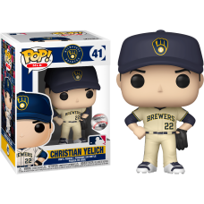 MLB Baseball - Christian Yelich Milwaukee Brewers Pop! Vinyl Figure