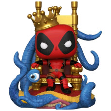 Deadpool - King Deadpool on Throne Metallic Deluxe Pop! Vinyl Figure