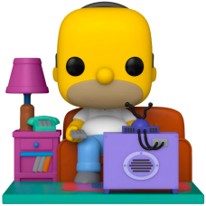 Simpsons - Homer Watching TV Deluxe Pop! Vinyl Figure