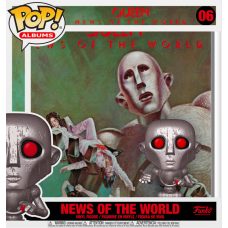 Queen - News of the World Metallic Pop! Albums Vinyl Figure