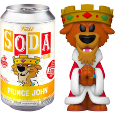 Robin Hood (1973) - Prince John Vinyl SODA Figure in Collector Can (International Edition)