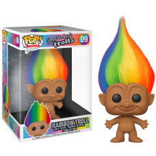 Troll Dolls - Troll with Rainbow Hair 10 Inch Pop! Vinyl Figure