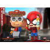 Spider-Man: Far From Home - Spider-Man & Movbi Cosbaby 3.75 Inch Hot Toys Bobble-Head Figure 2-Pack