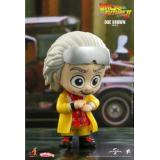 Back to the Future Part II - Doc Brown Cosbaby (S) Hot Toys Figure