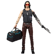 Cyberpunk 2077 - Johnny Silverhand with Duffle Bag 7 Inch Action Figure