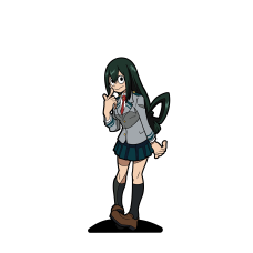 My Hero Academia - School Outfit Tsuyu Asui FigPin Enamel Pin