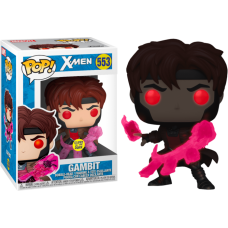 X-Men - Gambit with Cards Translucent Glow in the Dark Pop! Vinyl Figure