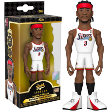 NBA Basketball - Allen Iverson Philadelphia 76ers 5 Inch Gold Premium Vinyl Figure