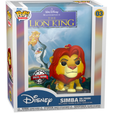 The Lion King - Simba on Pride Rock Pop! VHS Covers Vinyl Figure