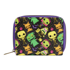 The Nightmare Before Christmas - Blacklight Zip Around Wallet