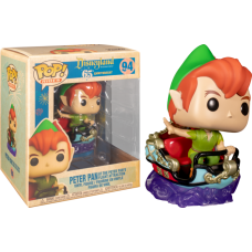 Peter Pan - Peter Pan with the Peter Pan’s Flight Attraction Disneyland 65th Anniversary Pop! Rides Vinyl Figure