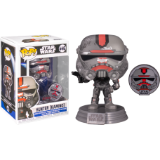 Star Wars: Across The Galaxy - Hunter Kamino Bad Batch Pop! Vinyl Figure with Enamel Pin