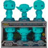 Star Wars: Across the Galaxy - Anakin Skywalker, Yoda and Obi-Wan Kenobi Endor Force Ghost Glow in the Dark Pop! Vinyl Figure 3-Pack