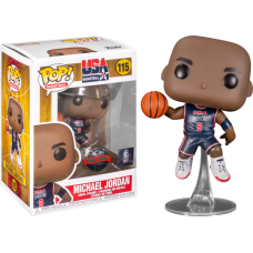 NBA Basketball - Michael Jordan 1992 Team USA Blue Jersey Pop! Vinyl Figure