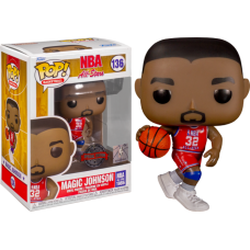 NBA Basketball - Magic Johnson 1986 Red All Star Jersey Pop! Vinyl Figure