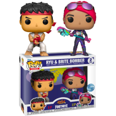 Street Fighter vs Fortnite - Ryu & Brite Bomber Pop! Vinyl Figure 2-Pack