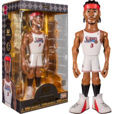 NBA Basketball - Allen Iverson Philadelphia 76ers 12 Inch Gold Premium Vinyl Figure