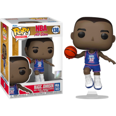 NBA Basketball - Magic Johnson Blue 1991 All Star Jersey Pop! Vinyl Figure