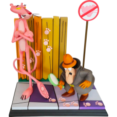 The Pink Panther - Pink Panther and The Inspector 16 Inch Diorama Statue