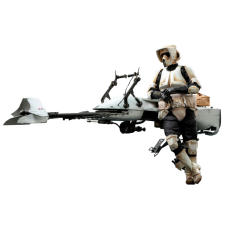 Star Wars: The Mandalorian - Scout Trooper with Speeder Bike 1/6th Scale Hot Toys Action Figure Set