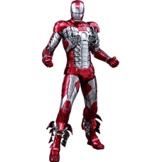 Iron Man 2 - Iron Man Mark V (5) 1/6th Scale Hot Toys Die-Cast Action Figure