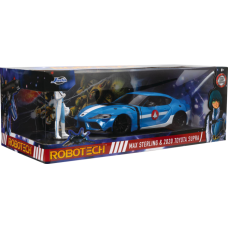 Robotech - Max Sterling and 2020 Toyota Supra Anime Hollywood Rides 1/24th Scale Die-Cast Vehicle Replica