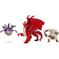 Dungeons and Dragons - Beholder, Ogre Zombie and Young Red Dragon Nano Metalfigs Deluxe 2 Inch Scale Die-Cast Figure 3-Pack