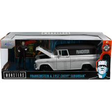 Frankenstein (1931) - Frankenstein with 1957 Chevy Suburban Hollywood Rides 1/24th Scale Die-Cast Vehicle Replica