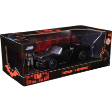 The Batman (2022) - Batmobile with Figure 1/24th Scale Die-Cast Vehicle Replica