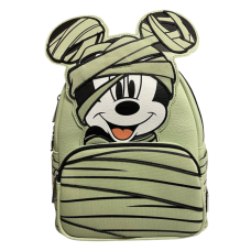 Disney - Mickey Mummy Glow in the Dark 10 Inch Faux Leather Mini Backpack