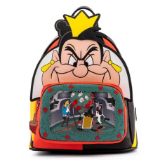 Disney Villains - Queen of Hearts Scene 10 Inch Faux Leather Mini Backpack