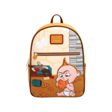 The Incredibles - Jack Jack Cookie 12 Inch Faux Leather Mini Backpack