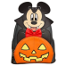 Disney - Mickey Vampire Pumpkin Glow in the Dark 10 Inch Faux Leather Mini Backpack