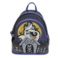 The Nightmare Before Christmas - Zero Doghouse Glow in the Dark 10 Inch Faux Leather Mini Backpack