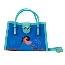 Aladdin (1992) - Scenes 9 Inch Faux Leather Crossbody Bag