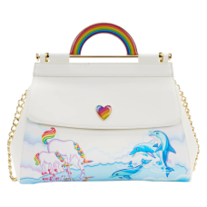 Lisa Frank - Markie Reflection 8 Inch Faux Leather Crossbody Bag