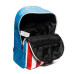 Captain America - Cosplay 18 Inch Faux Leather Backpack with Pin Set