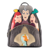 Disney Villains - Lady Tremaine, Anastasia & Drizella Scene 10 Inch Faux Leather Mini Backpack