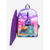 Beauty and the Beast (1991) - Castle Snap Flap 12 Inch Faux Leather Mini Backpack