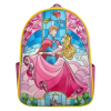 Disney Princess - Sleeping Beauty Stain Glass 12 Inch Faux Leather Mini Backpack