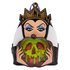 Disney Villains - Evil Queen Scene Lenticular Apple 10 Inch Faux Leather Mini Backpack